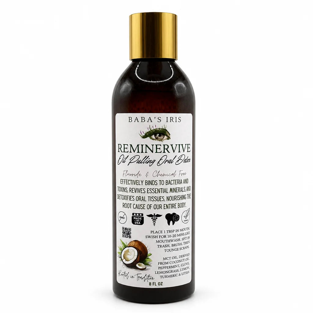 ReMinerVive Oil Pulling - Pure White Background