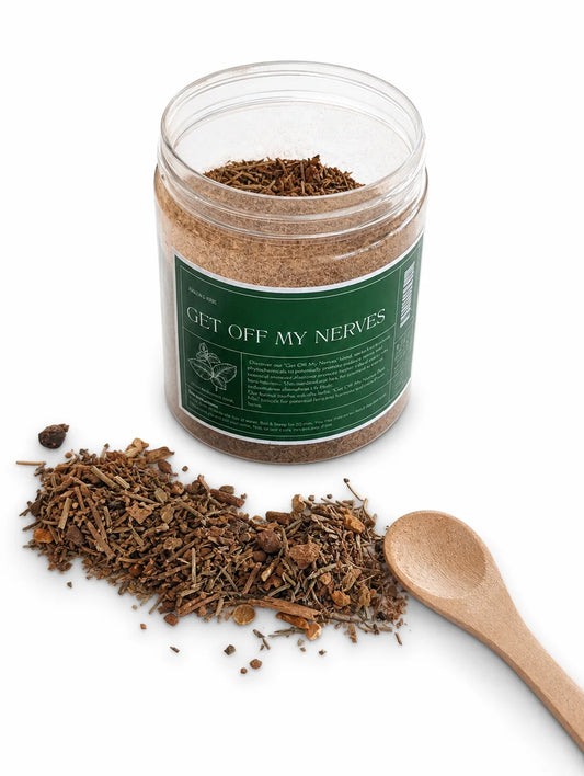 Get Off My Nerves Tea - Pure White Background